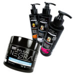 Kit Beleza Negra &Co - Finalizadores - Ativador de Cachos, Leave-in, Umidificador e Máscara Hidratante Coco